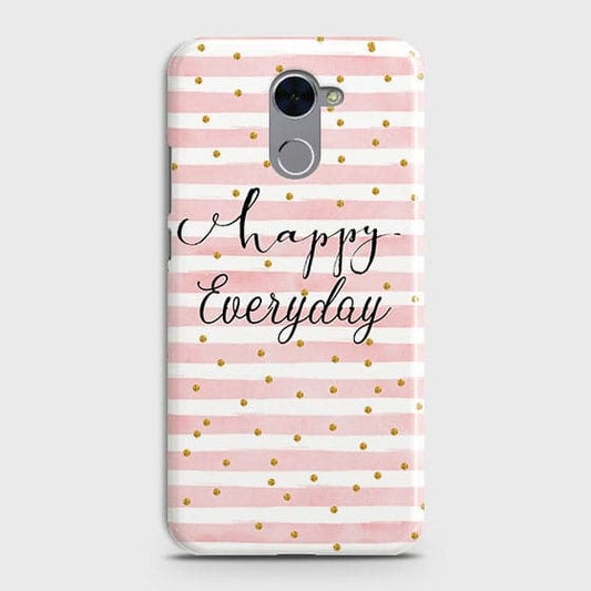 Huawei Y7 Prime 2017 Cover - Trendy Happy Everyday Printed Hard Case With Life Time Colors Guarantee