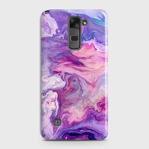 LG Stylus 2 / Stylus 2 Plus / Stylo 2 / Stylo 2 Plus Cover - Chic Blue Liquid Marble Printed Hard Case with Life Time Colour Guarantee
