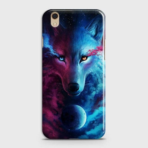 Oppo F1 Plus / R9 Cover - Infinity Wolf  Trendy Printed Hard Case With Life Time Guarantee