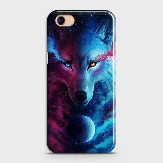 Oppo A83 Cover - Infinity Wolf  Trendy Printed Hard Case With Life Time Guarantee