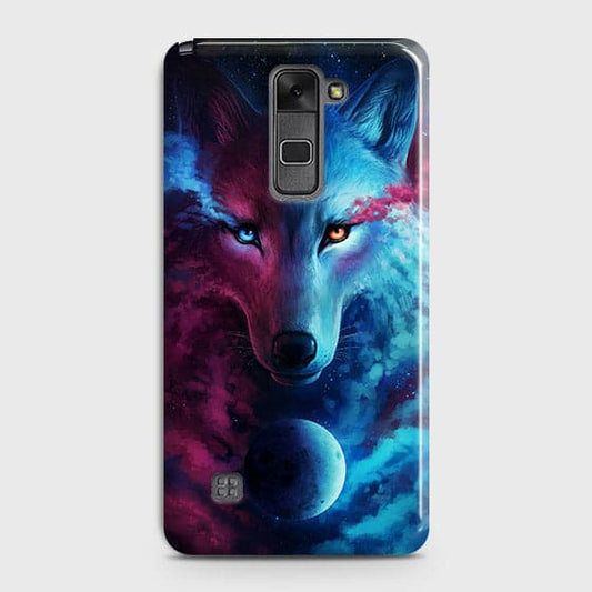 LG Stylus 2 Cover - Infinity Wolf  Trendy Printed Hard Case With Life Time Guarantee