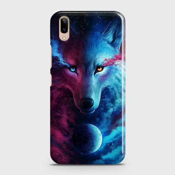Vivo V11 Pro Cover - Infinity Wolf  Trendy Printed Hard Case With Life Time Guarantee