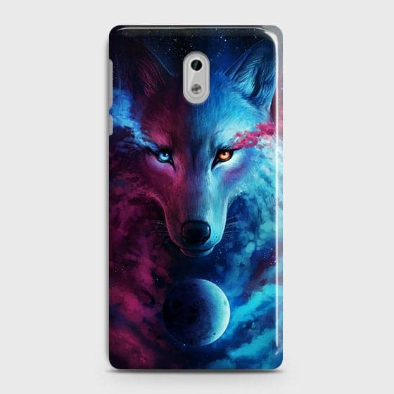 Nokia 3 Cover - Infinity Wolf  Trendy Printed Hard Case With Life Time Guarantee