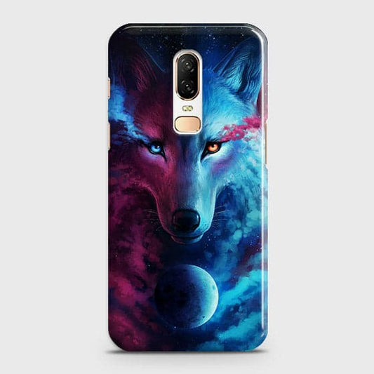 OnePlus 6 Cover - Infinity Wolf  Trendy Printed Hard Case With Life Time Guarantee ( Fast Delivery )