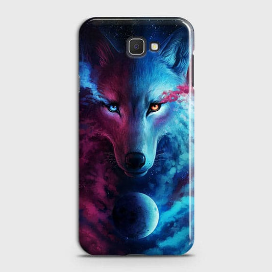 Samsung Galaxy J7 Prime Cover - Infinity Wolf  Trendy Printed Hard Case With Life Time Guarantee B66