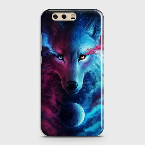Huawei P10 Plus Cover - Infinity Wolf  Trendy Printed Hard Case With Life Time Guarantee