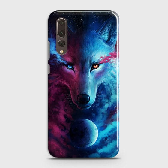 Huawei P20 Pro Cover - Infinity Wolf  Trendy Printed Hard Case With Life Time Guarantee-B42(1)