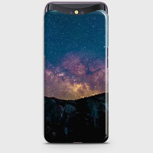 Oppo Find X Cover - Matte Finish - Embrace, Dark  Trendy Printed Hard Case With Life Time Colour Guarantee