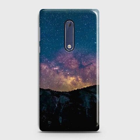 Nokia 5 Cover - Matte Finish - Embrace, Dark  Trendy Printed Hard Case With Life Time Colour Guarantee