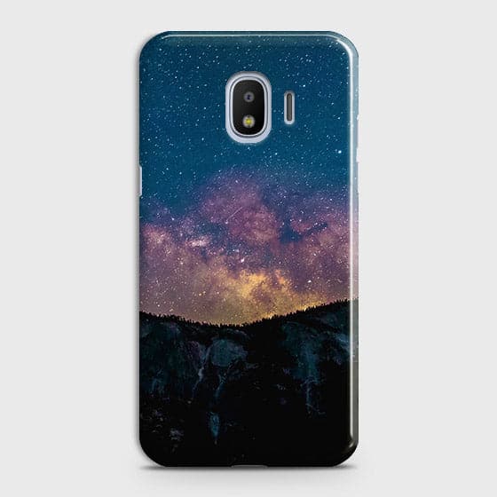 Samsung Galaxy J4 Cover - Matte Finish - Embrace, Dark  Trendy Printed Hard Case With Life Time Colour Guarantee