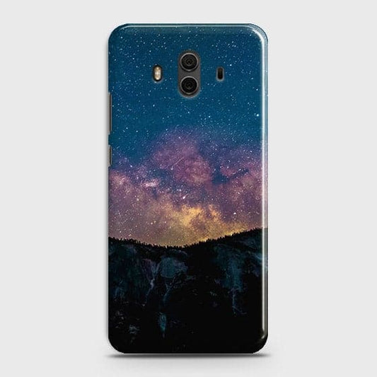 Huawei Mate 10 Cover - Matte Finish - Embrace, Dark  Trendy Printed Hard Case With Life Time Colour Guarantee