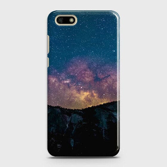 Huawei Y5 Prime 2018 Cover - Matte Finish - Embrace, Dark  Trendy Printed Hard Case With Life Time Colour Guarantee