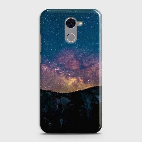 Huawei Y7 Prime 2017 Cover - Matte Finish - Embrace, Dark  Trendy Printed Hard Case With Life Time Colour Guarantee
