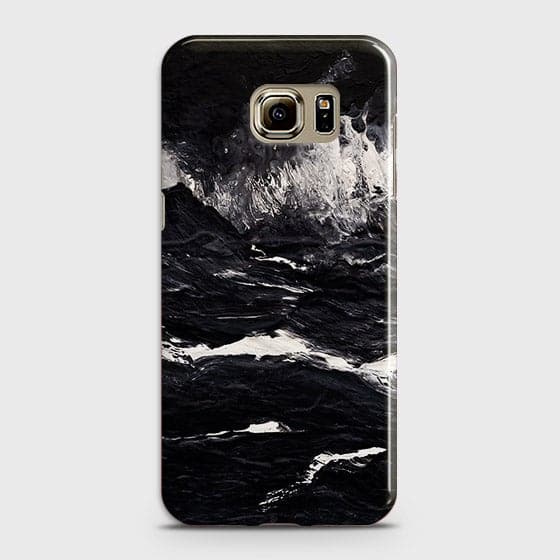 Samsung Galaxy Note 5 Cover - Matte Finish - Black Ocean Marble Trendy Printed Hard Case With Life Time Colour Guarantee b66