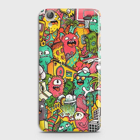 Huawei Y6 II Cover - Matte Finish - Candy Colors Trendy Sticker Collage Printed Hard Case With Life Time Guarantee b65