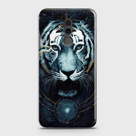 Huawei Mate 20 Lite Cover - Vintage Galaxy Tiger Printed Hard Case with Life Time Colors Guarantee - OrderNation