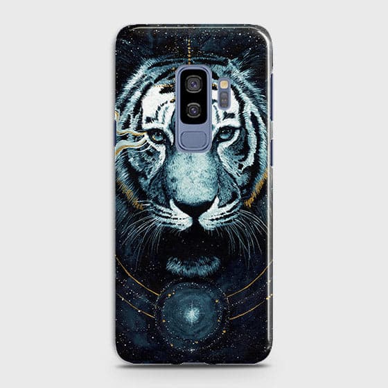 Samsung Galaxy S9 Plus Cover - Vintage Galaxy Tiger Printed Hard Case with Life Time Colors Guarantee - OrderNation