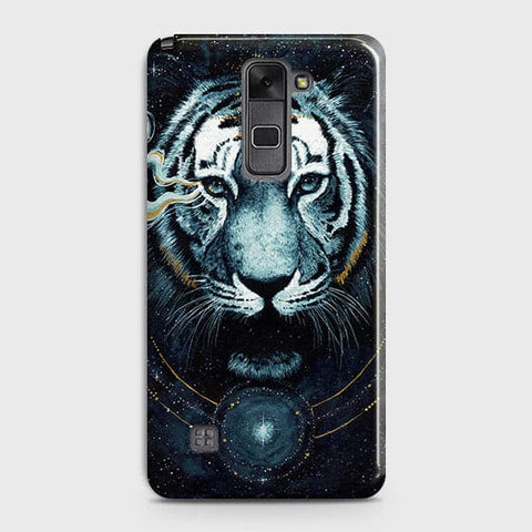 LG Stylus 2 / Stylus 2 Plus / Stylo 2 / Stylo 2 Plus Cover - Vintage Galaxy Tiger Printed Hard Case with Life Time Colors Guarantee - OrderNation