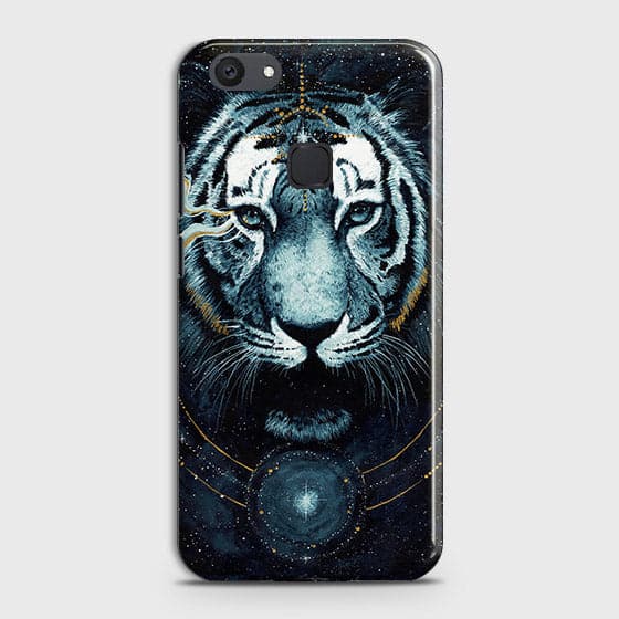 Vivo V7 Plus Cover - Vintage Galaxy Tiger Printed Hard Case with Life Time Colors Guarantee - OrderNation