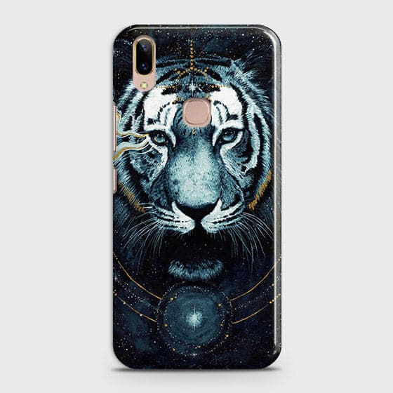 Vivo V9 / V9 Youth Cover - Vintage Galaxy Tiger Printed Hard Case with Life Time Colors Guarantee - OrderNation