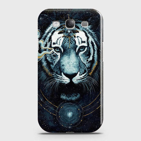 Samsung Galaxy S3 Cover - Vintage Galaxy Tiger Printed Hard Case with Life Time Colors Guarantee - OrderNation