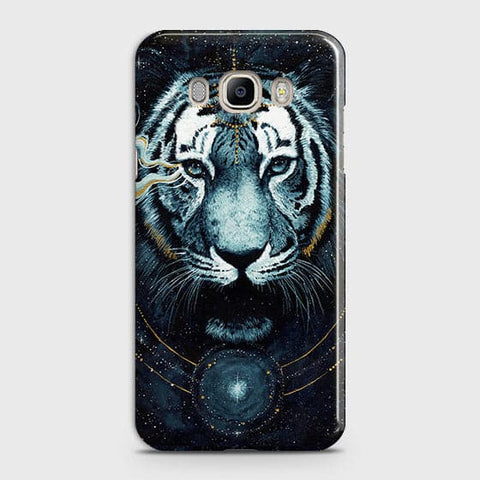 Samsung Galaxy J710 Cover - Vintage Galaxy Tiger Printed Hard Case with Life Time Colors Guarantee - OrderNation