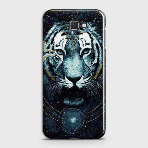 Samsung Galaxy J7 Prime Cover - Vintage Galaxy Tiger Printed Hard Case with Life Time Colors Guarantee - OrderNation