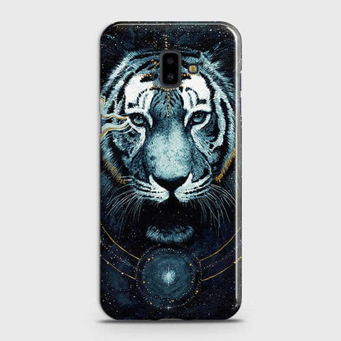 Samsung J6 Plus 2018 Cover - Vintage Galaxy Tiger Printed Hard Case with Life Time Colors Guarantee - OrderNation