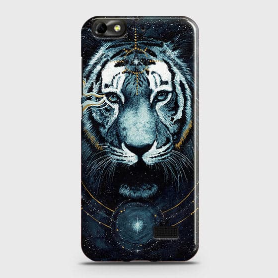 Huawei Honor 4C Cover - Vintage Galaxy Tiger Printed Hard Case with Life Time Colors Guarantee - OrderNation
