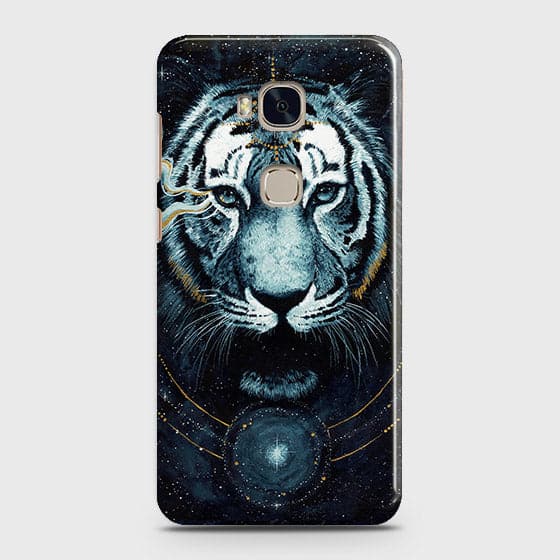 Huawei Honor 5X Cover - Vintage Galaxy Tiger Printed Hard Case with Life Time Colors Guarantee - OrderNation