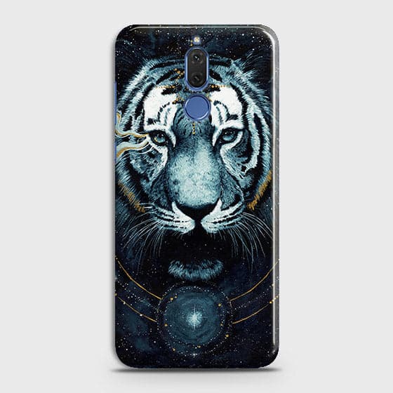 Huawei Mate 10 Lite Cover - Vintage Galaxy Tiger Printed Hard Case with Life Time Colors Guarantee - OrderNation