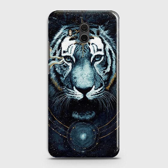 Huawei Mate 10 Cover - Vintage Galaxy Tiger Printed Hard Case with Life Time Colors Guarantee - OrderNation