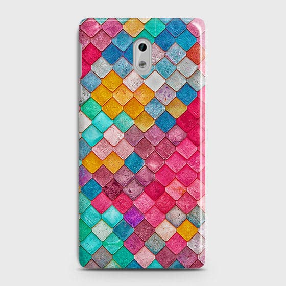 Nokia 3 Cover - Chic Colorful Mermaid Printed Hard Case with Life Time Colors Guarantee