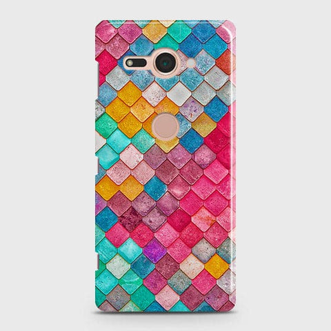 Sony Xperia XZ2 Compact Cover - Chic Colorful Mermaid Printed Hard Case with Life Time Colors Guarantee