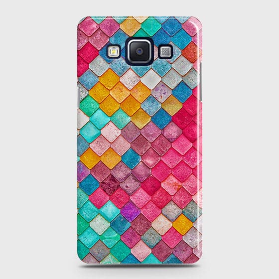 Samsung Galaxy A5 2015 Cover - Chic Colorful Mermaid Printed Hard Case with Life Time Colors Guarantee