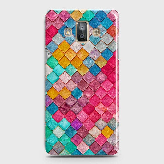 Samsung Galaxy J7 Duo Cover - Chic Colorful Mermaid Printed Hard Case with Life Time Colors Guarantee