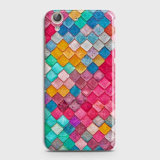 Huawei Y6 II Cover - Chic Colorful Mermaid Printed Hard Case with Life Time Colors Guarantee