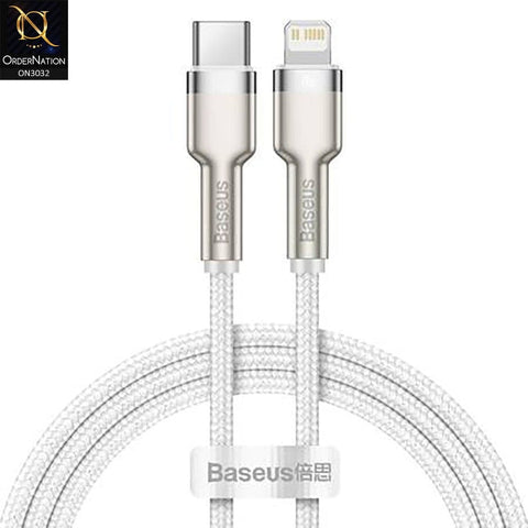 Baseus Cafule Metal USB Type-C To iPhone PD 20W Fast Charging Cable 2M