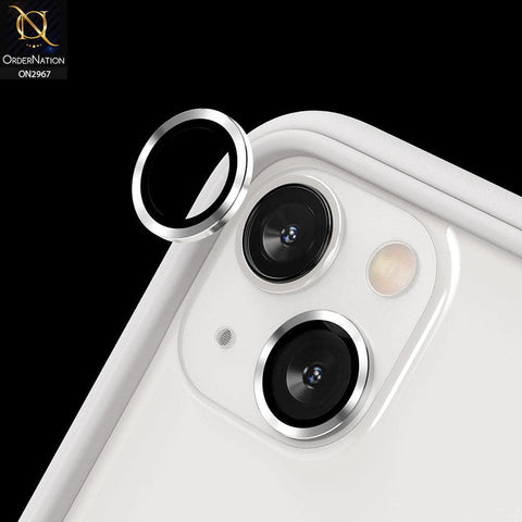 iPhone 13 Mini Protector - Metal Ring Camera Glass Protector