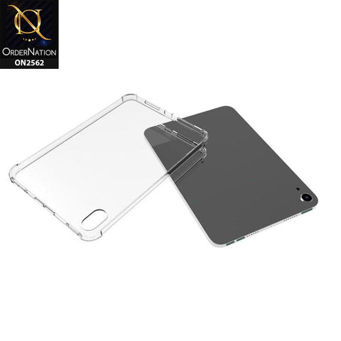 iPad Mini 6 / iPad Mini (2021) Cover - Soft 4D Design Shockproof Silicone Transparent Clear Case