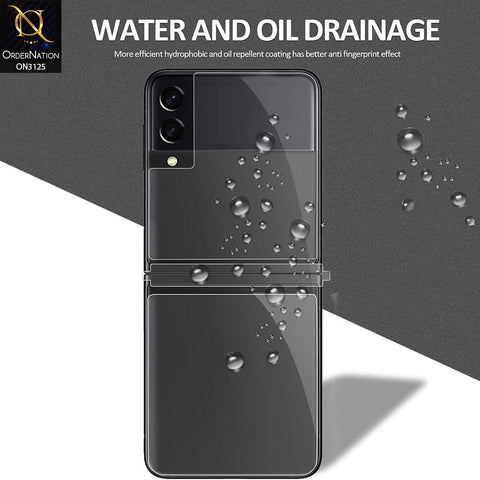 Samsung Galaxy Z Flip 3 5G Protector - 360° Transparent Unbreakable Full Body Protective Film Cover Sticker