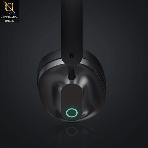 Black - Baseus Encok Music Wireless Bluetooth Headphone D01S