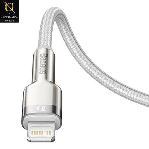 Baseus Cafule Metal USB Type-C To iPhone PD 20W Fast Charging Cable 2M