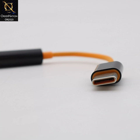 Type-C Adapter - Orange - OnePlus Type-C to Audio 3.5mm Earphone Jack Adapter