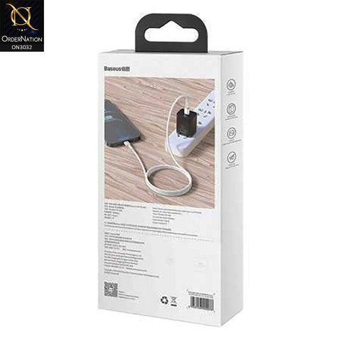 Baseus Cafule Metal USB Type-C To iPhone PD 20W Fast Charging Cable 2M