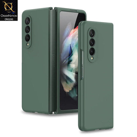 Samsung Galaxy Z Fold 3 5G Cover - Green - Ultra Thin Anti-Fall Protection Hard Shell Case With Protector