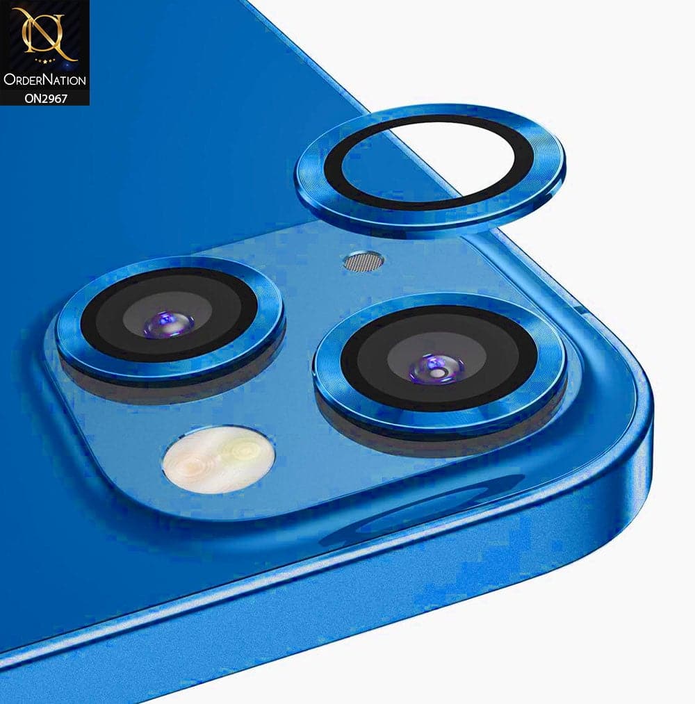iPhone 13 Mini Protector - Metal Ring Camera Glass Protector