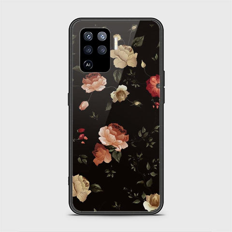 Oppo F19 Pro Cover - Floral Series 2 - HQ Ultra Shine Premium Infinity Glass Soft Silicon Borders Case