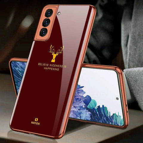 Samsung Galaxy S21 Plus 5G Cover - Nice Series - HQ Ultra Shine Premium Infinity Glass Soft Silicon Borders Case