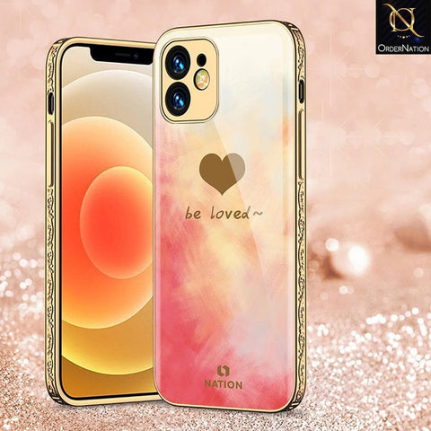 iPhone 11 Cover - Onation Heart Series - HQ Ultra Shine Premium Infinity Glass Soft Silicon Borders Case